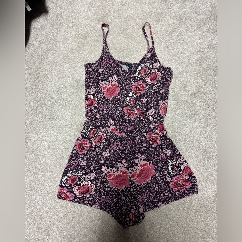 American Eagle floral romper